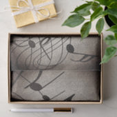 Blad Muzieknoten Muzikant ontkoppelen Tissuepapier (Geschenk)