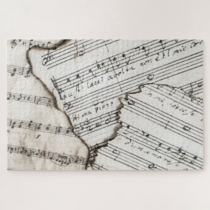 blad muzieknoten puzzel