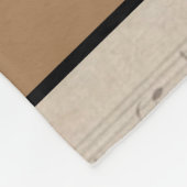  blad Muzieknotitie Muzikaans monogram Fleece Deken (Hoek)