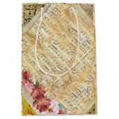  blad Muzieknotities Gift Bag Medium Cadeauzakje (Voorkant)