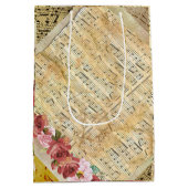  blad Muzieknotities Gift Bag Medium Cadeauzakje (Achterkant)