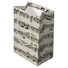 Blad muziekontwerp medium cadeauzakje