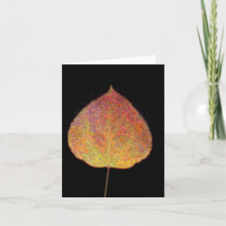 Blad Notecard Kaart