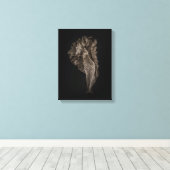 Blad Nr 8 Kleurversie Canvas Afdruk (Insitu (Houten vloer))