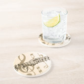 Blad Onderzetter muziek (Zijkant)