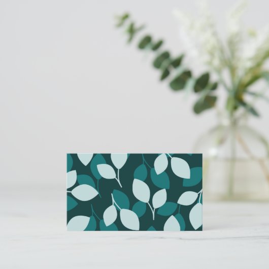 Blad ontwerp visitekaartje (Staand voorkant)