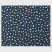 Blad Patroon Cadeaupapier (Vlak)
