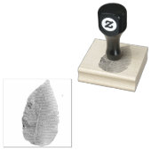 Blad rubber stempel (Gestempeld)