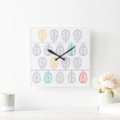 Blad! - Scandinavische Zweedse stijl Clock Vierkante Klok (Huis)