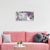 Blad Sparkle Print Fotosjabloon Paarse bladeren (Insitu (Woonkamer))
