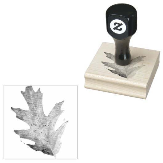 Blad stempel van rubber (Gestempeld)