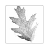 Blad stempel van rubber (Afrduk)