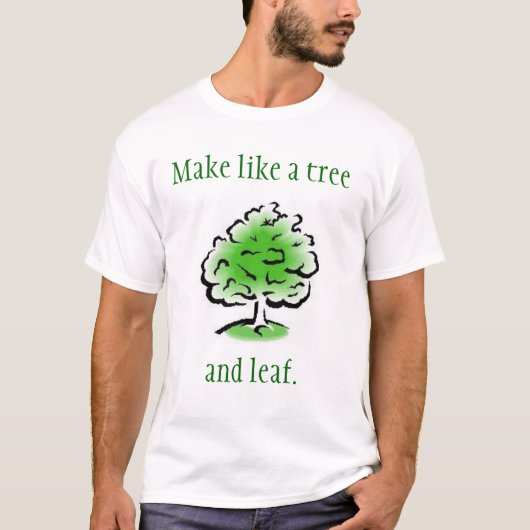 Blad T-shirt (Voorkant)
