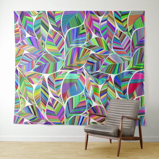 Blad Tapijt Wandkleed (In Situ (horizontaal))