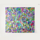 Blad Tapijt Wandkleed (Voorkant (horizontaal))