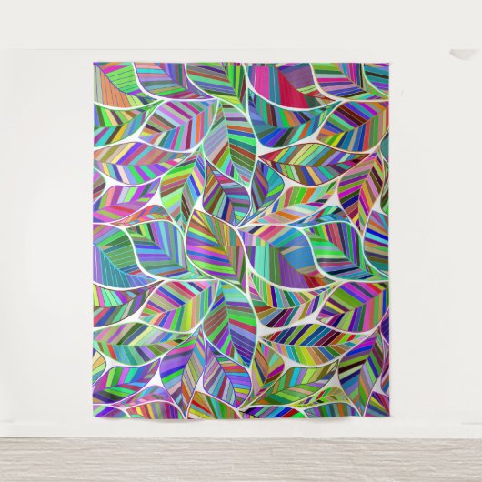 Blad Tapijt Wandkleed (Voorkant)