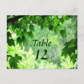 Blad Trouwtafel nummer Briefkaart (Voorkant)