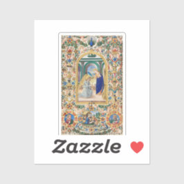 Blad uit een Getijdenboek   Sticker