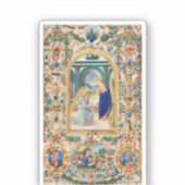 Blad uit een Getijdenboek Sticker (Voorkant)