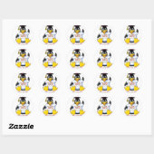 Blad van 20 Afstuderen Penguin Stickers (Vel)