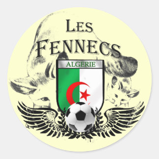 Blad van 20 Algerie Les Fennecs Algeria Stickers
