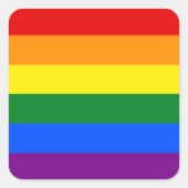 Blad van 20 regenboog stickers (Voorkant)