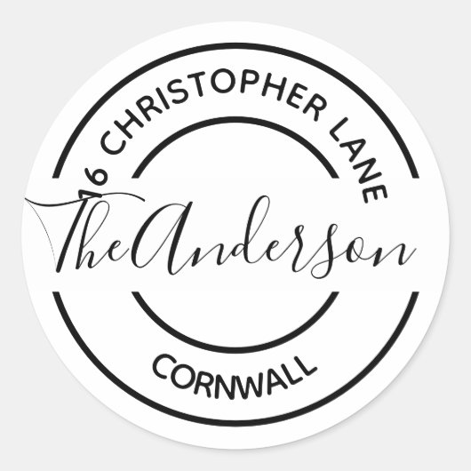 Blad van 20 stickers - Familie of zakelijke activi (Voorkant)