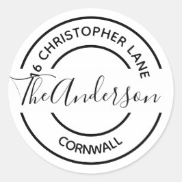 Blad van 20 stickers - Familie of zakelijke activi