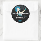 Blad van 6 - 3"stickers ronde sticker (Tas)