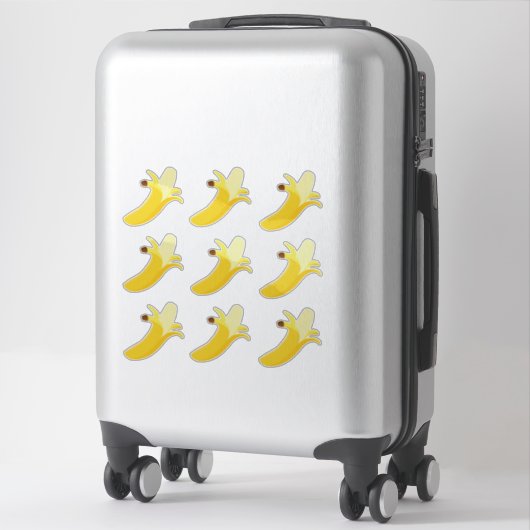 Blad van Banaan Stickers (Koffer)