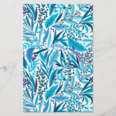 Blad van blauw-houtzout (Voorkant)