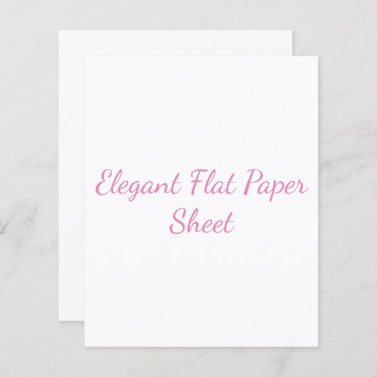 Blad van elegant satijnpapier (Voorkant / Achterkant)