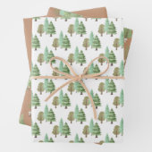 Blad van groenbossen met paddenstoelen met onmidde inpakpapier vel (In situ)