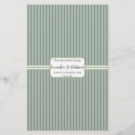 Blad van groenverticaal snijpapier voor strips