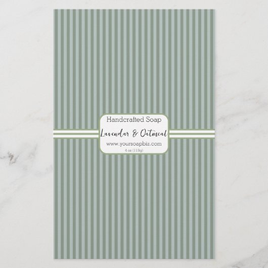 Blad van groenverticaal snijpapier voor strips (Voorkant)