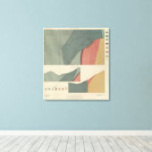 Blad van Lenado Mining Canvas Afdruk (Insitu (Houten vloer))