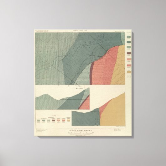 Blad van Lenado Mining Canvas Afdruk (Voorkant)