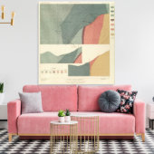 Blad van Lenado Mining Canvas Afdruk (Insitu (Woonkamer))