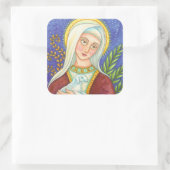 Blad van Mary and Lamb CLASSIC SQUARE STICKERS (Tas)