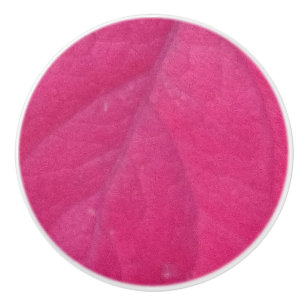 blad van Paarse Herfst Keramische Knop