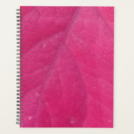 blad van Paarse Herfst Planner (Voorkant)