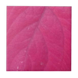 blad van Paarse Herfst Tegeltje
