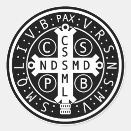 Blad van St. Benedictus Medaille Stickers
