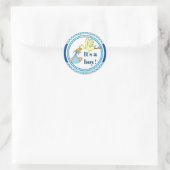 Blad van stickers - Het is een jongen! (Tas)