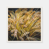 Blad van tarwe - Hartelijk dank Servetten (Voorkant)