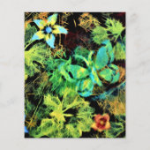 Blad van vlinder en bloemkool van rodiliuspapier (Achterkant)