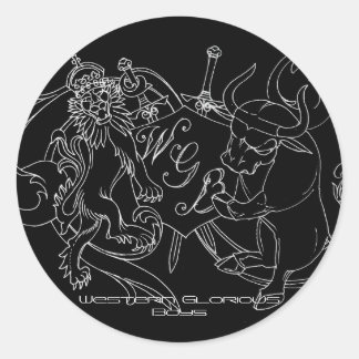 Blad van WGB-stickers #2 Ronde Sticker