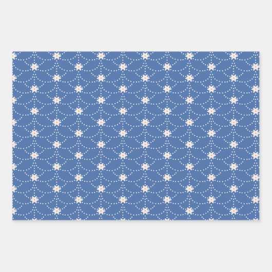 Blad van wintervlies, opgemaakt van 3 inpakpapier vel (Voorkant 2)