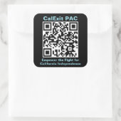 Blad van zes 3 inch, vierkante stickers. sticker (Tas)