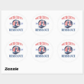 Blad van zes stickers (Vel)